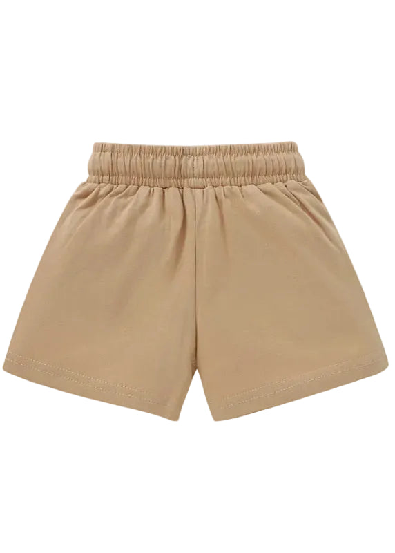 Jersey Organic Cotton Shorts - Sand