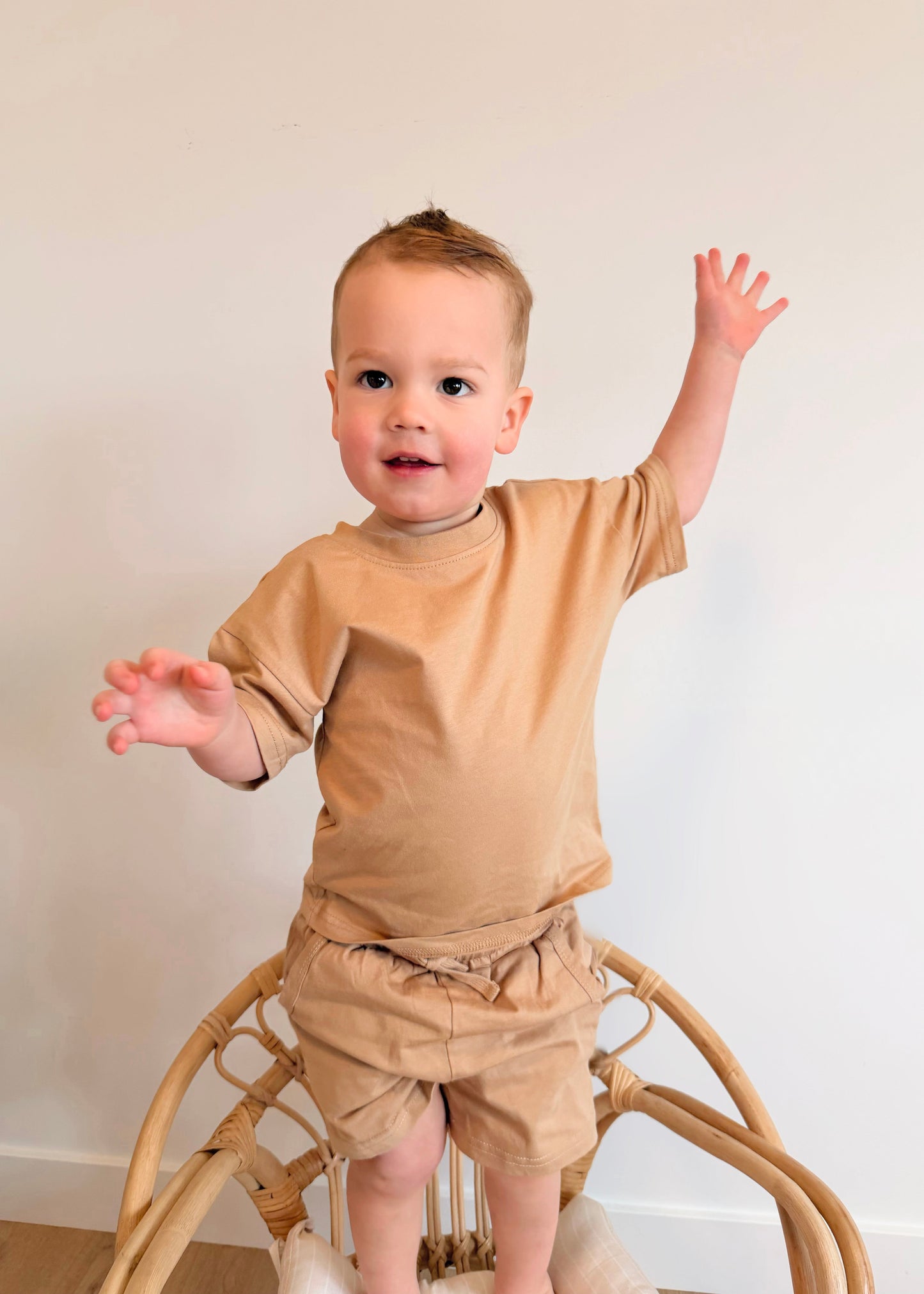 Jersey Organic Cotton T-Shirt - Sand