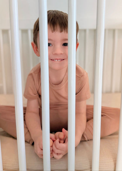 2 Piece Short Sleeve Jogger Pajamas - Prairies