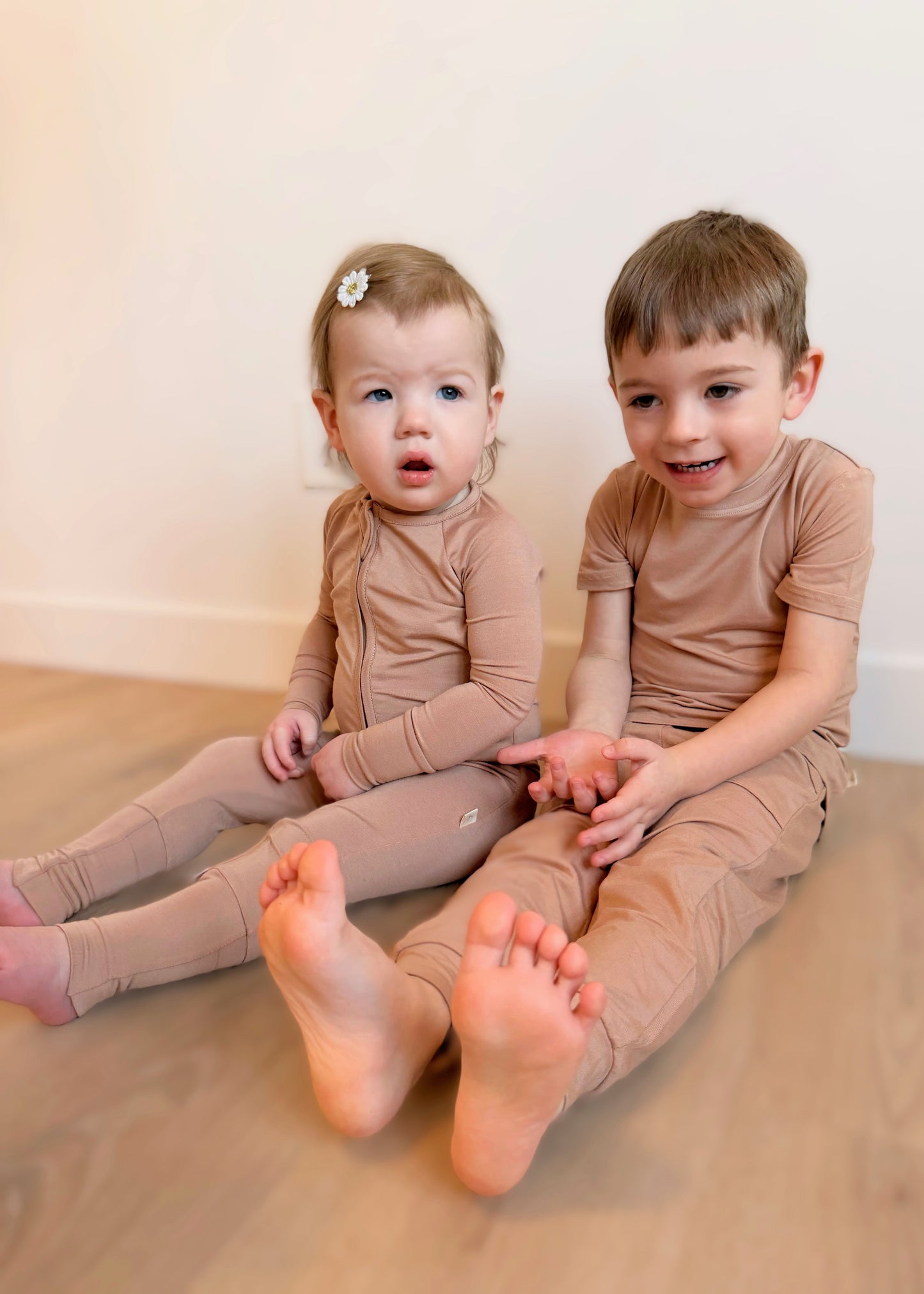 2 Piece Short Sleeve Jogger Pajamas - Prairies