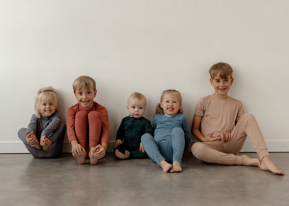 2 Piece Short Sleeve Jogger Pajamas - Prairies