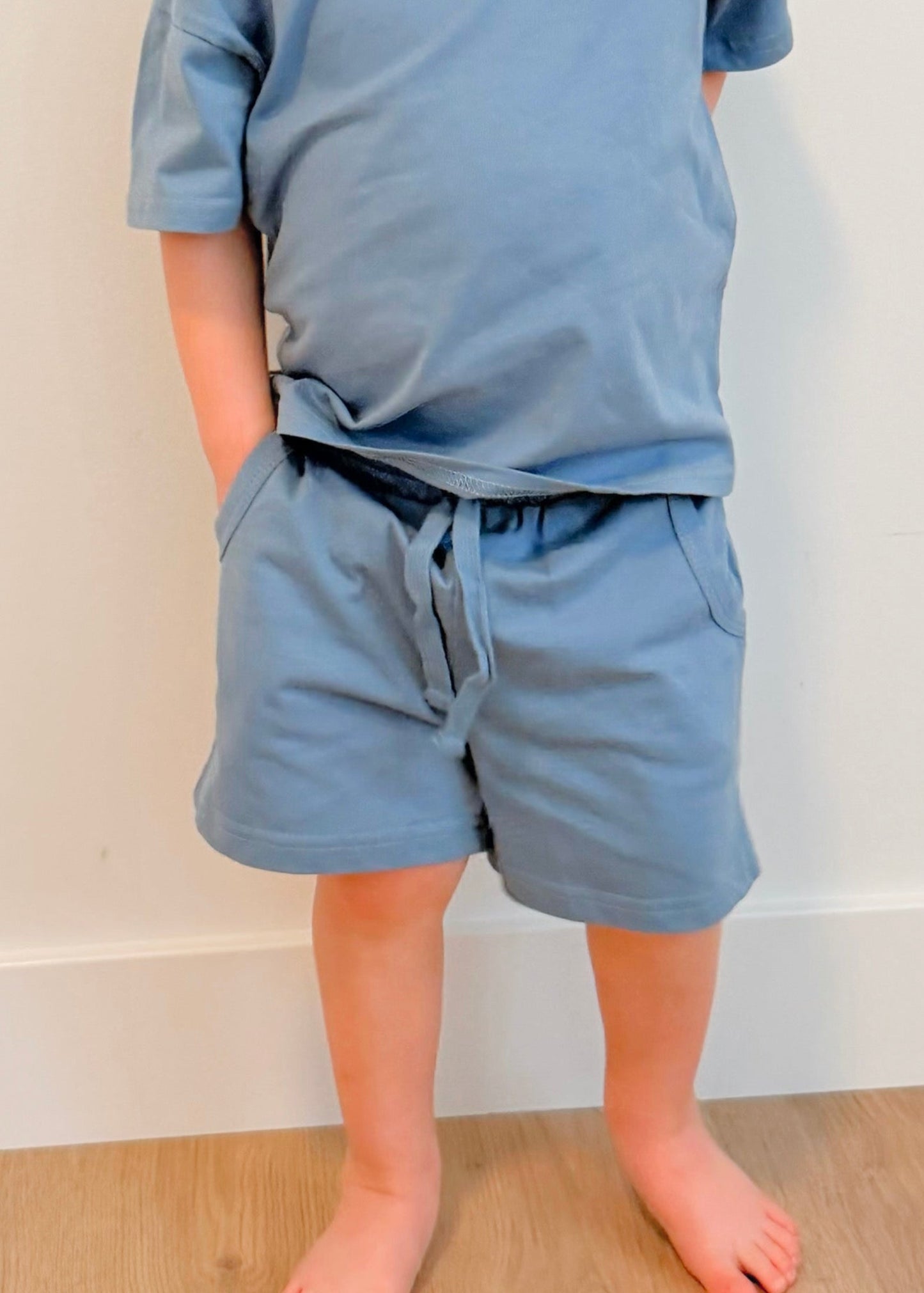 Jersey Organic Cotton Shorts - Surf