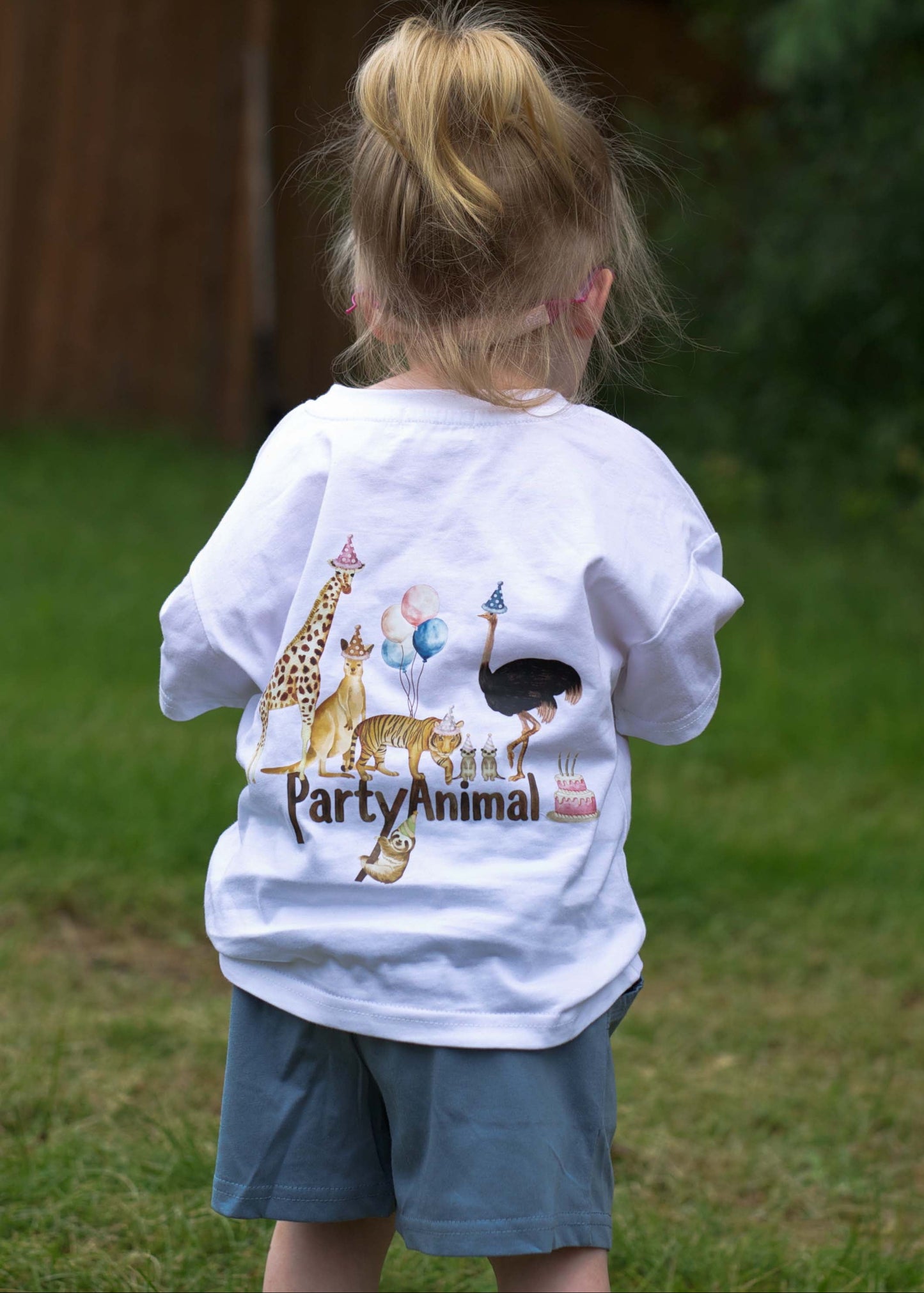 Jersey Organic Cotton T-Shirt - Party Animal