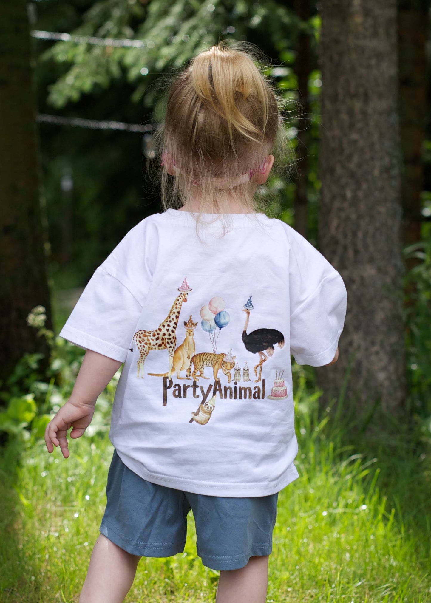 Jersey Organic Cotton T-Shirt - Party Animal
